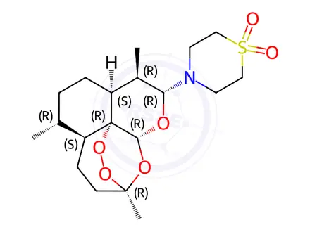 Chemical structure of Artemifone