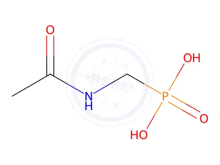Chemical structure of N-Acetylaminomethylphosphoric Acid