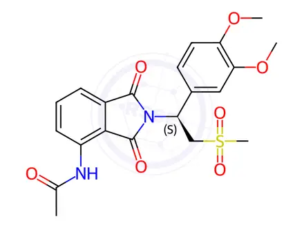 Chemical structure of Apremilast Dimethoxy Analog