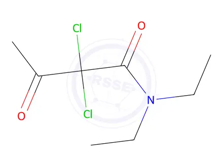 Chemical structure of 2,2-Dichloro-N,N-diethyl-3-oxobutanamide
