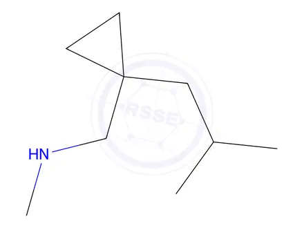 Chemical structure of 1-(1-Isobutylcyclopropyl)-N-methylmethanamine