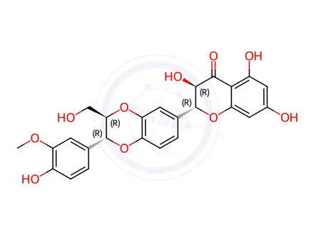 Chemical structure of Isosilybin A