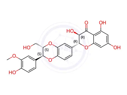 Chemical structure of Isosilybin B