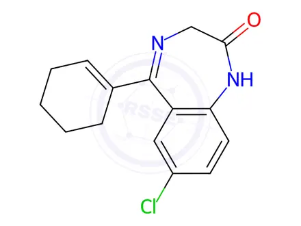 Chemical structure of Tetrazepam EP Impurity E
