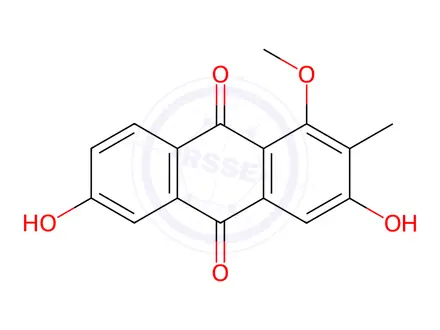 Chemical structure of Rubianthraquinone