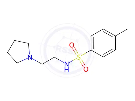 Chemical structure of 4-Methyl-N-(2-(pyrrolidin-1-yl)ethyl)benzenesulfonamide