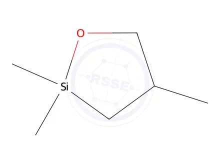 Chemical structure of 2,2,4-Trimethyl-1-Oxa-2-Silacyclopentane
