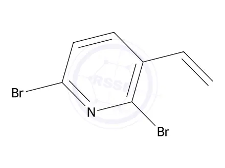 Chemical structure of 2,6-Dibromo-3-vinylpyridine