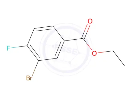 Chemical structure of 3-Bromo-4-fluoro-benzoic Acid Ethyl Ester