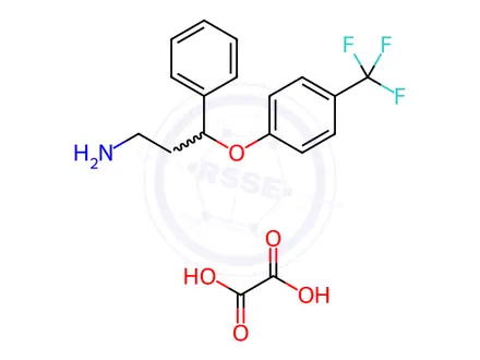 Chemical structure of Norfluoxetine Oxalate