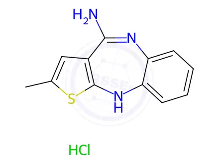 Chemical structure of Olanzapine Impurity E