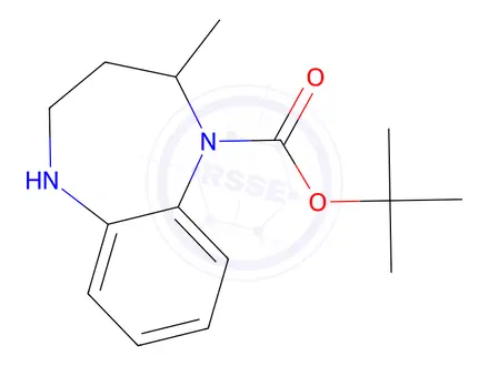 Chemical structure of Tert-butyl 2-methyl-2,3,4,5-tetrahydro-1h-1,5-benzodiazepine-1-carboxylate