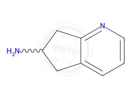 Chemical structure of 6,7-Dihydro-5H-[1]pyrindin-6-ylamine
