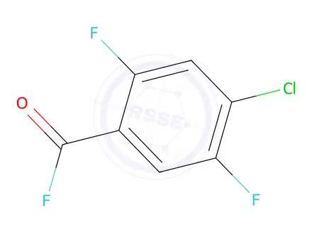 Chemical structure of 4-CHLORO-2,5-DIFLUOROBENZOYL FLUORIDE