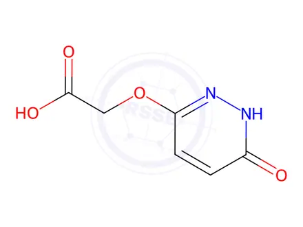 Chemical structure of (6-OXO-1,6-DIHYDRO-PYRIDAZIN-3-YLOXY)-ACETIC ACID