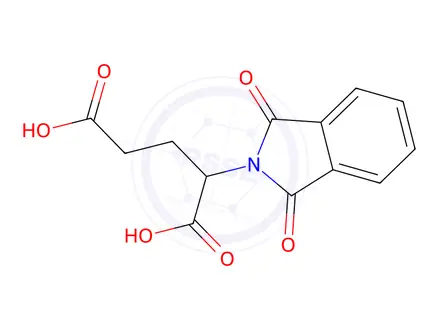 Chemical structure of Phthalyl-dl-glutamicacid