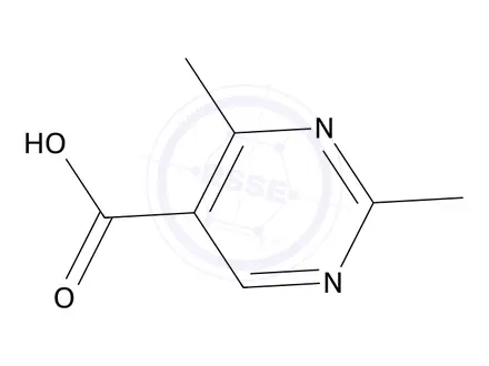 Chemical structure of 2,4-dimethylpyrimidine-5-carboxylic acid