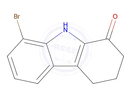 Chemical structure of 8-bromo-2,3,4,9-tetrahydro-1H-carbazol-1-one