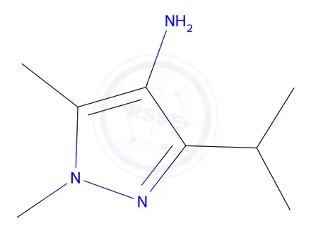 Chemical structure of 3-Isopropyl-1,5-dimethyl-1H-pyrazol-4-amine