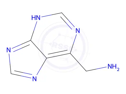 Chemical structure of (7H-purin-6-yl)methanamine