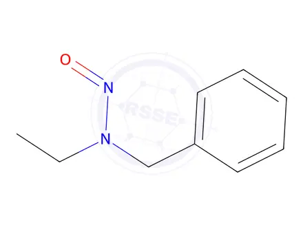 Chemical structure of N-nitroso-n-ethylbenzylamine