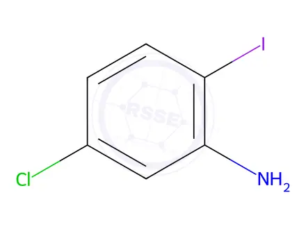 Chemical structure of 5-Chloro-2-iodoaniline