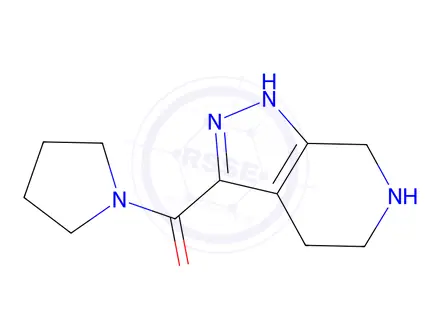 Chemical structure of Pyrrolidin-1-yl(4,5,6,7-tetrahydro-1H-pyrazolo[3,4-c]pyridin-3-yl)methanone