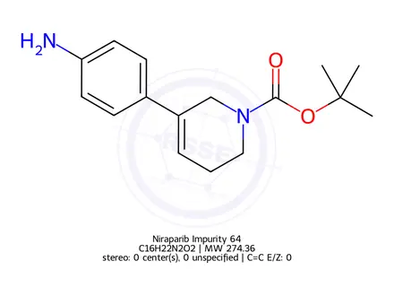 Chemical structure of Niraparib Impurity 163