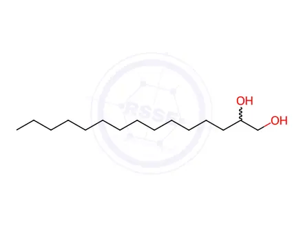 Chemical structure of pentadecane-1,2-diol