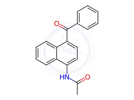 Chemical structure of N-(4-Benzoylnaphthalen-1-yl)acetamide