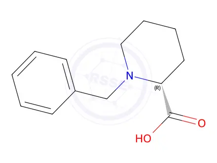 Chemical structure of (R)-1-benzylpiperidine-2-carboxylic acid