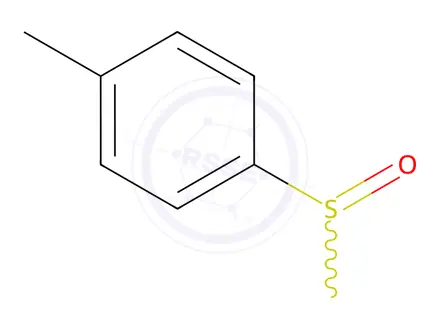 Chemical structure of 1-Methyl-4-(methylsulfinyl)benzene
