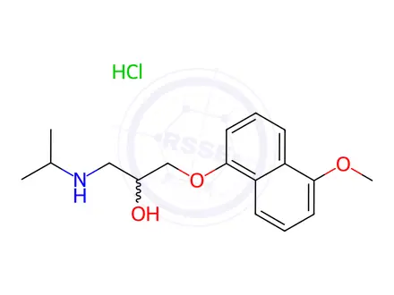 Chemical structure of 5-Methoxy Propranolol Hydrochloride