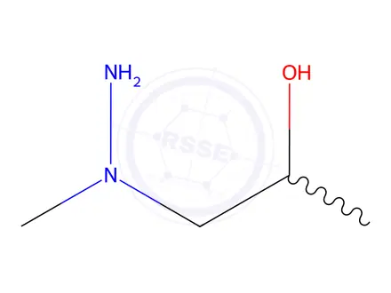Chemical structure of 1-(1-methylhydrazin-1-yl)propan-2-ol