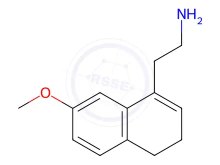 Chemical structure of Agomelatine Impurity 2