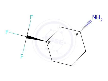 Chemical structure of (1R,3R)-3-Trifluoromethyl-cyclohexylamine hydrochloride