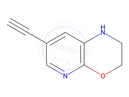 Chemical structure of 7-ETHYNYL-2,3-DIHYDRO-1H-PYRIDO[2,3-B][1,4]OXAZINE
