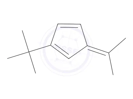 Chemical structure of 2-(tert-Butyl)-5-(propan-2-ylidene)-cyclopenta-1,3-diene