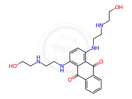 Chemical structure of Ametantrone
