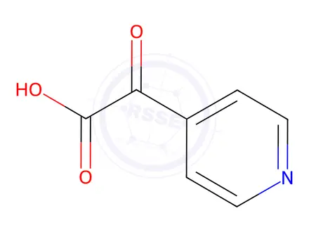 Chemical structure of 2-Oxo-2-(pyridin-4-yl)acetic acid