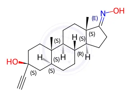 Chemical structure of Golexanolone