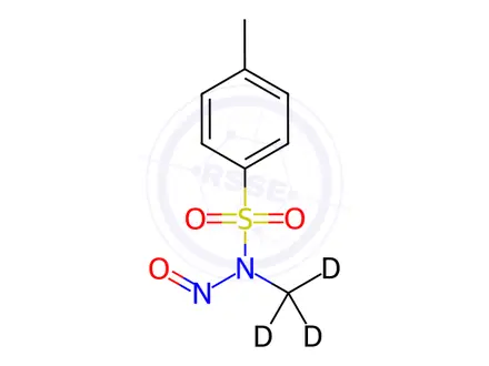 Chemical structure of N-Methyl-d3-N-Nitroso-p-Toluenesulfonamide