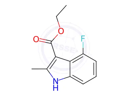 Chemical structure of Ethyl 4-fluoro-2-methyl-1h-indole-3-carboxylate