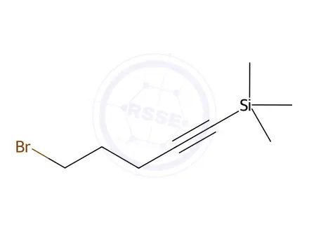 Chemical structure of (5-Bromo-1-pentyn-1-yl)trimethylsilane
