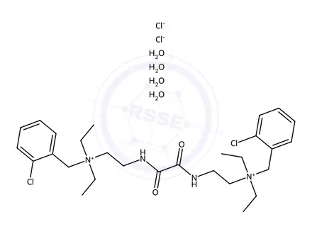 Chemical structure of Ambenonium Chloride Tetrahydrate