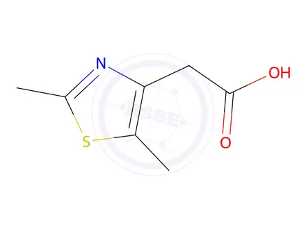 Chemical structure of 2-(2,5-Dimethyl-1,3-thiazol-4-yl)acetic acid