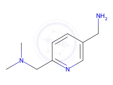 Chemical structure of 1-(5-(Aminomethyl)pyridin-2-yl)-N,N-dimethylmethanamine