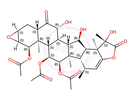 Chemical structure of Taccalonolide B