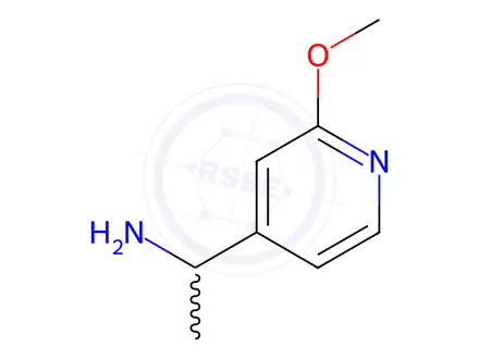 Chemical structure of 1-(2-Methoxypyridin-4-yl)ethanamine hydrochloride