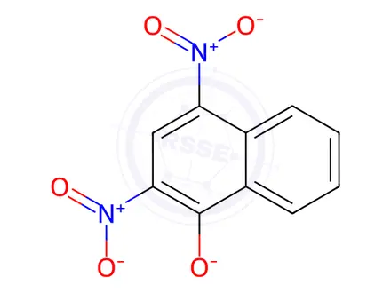 Chemical structure of 2,4-DINITRO-1-NAPHTHOL,SODIUMSALT